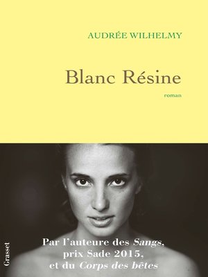 cover image of Blanc résine
